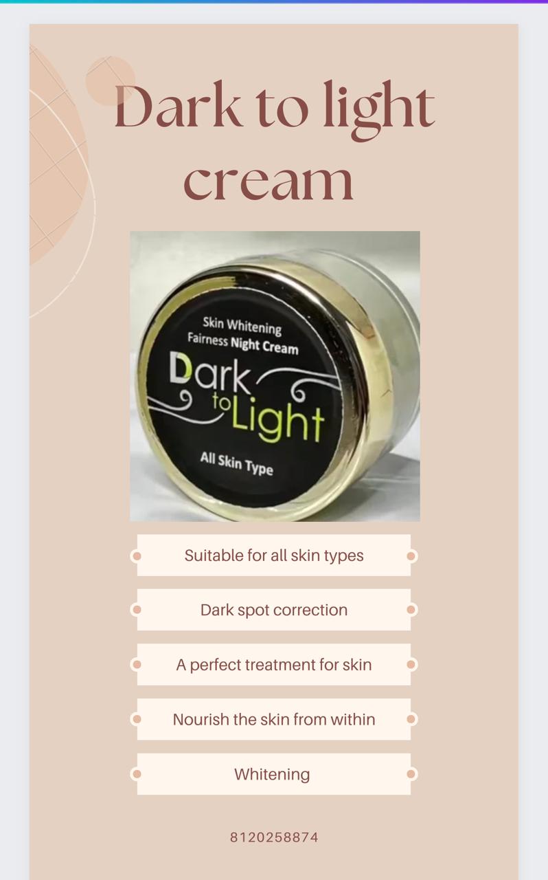 Dark to Light Smart Face Night Cream - Image 6
